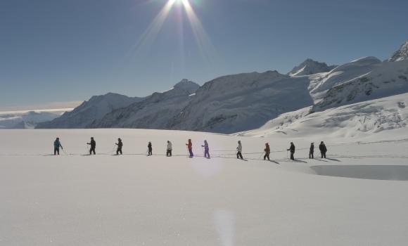 Esperienza sul ghiacciaio dello Jungfraujoch