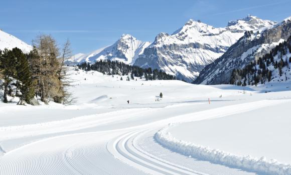 Vivre le ski de fond à Loèche-les-Bains/col de la Gemmi
